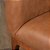 Poltrona Lara Fixa Em Couro Legítimo Amarula (Caramelo) Com Pés em Madeira de Cor Nogueira - Imagem 8