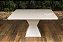 Mesa de Jantar Bella 1,40x1,40 Canto Redondo Cor Off White - Imagem 3