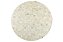 Tapete Redondo Mn10x10 Off White Couro Legítimo - Imagem 1