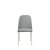 Cadeira Lucille Linho Cinza Stone Metal Off White - Imagem 2