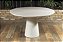Mesa de Jantar Redonda 1,30m Base Cone Inteira Off White - Imagem 2
