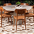 Cadeira Odara em Courissimo Caramelo com Encosto Laminado - Imagem 2