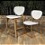 Banqueta Sevilha Em Couro Legítimo Off White Mad. 40 - Imagem 15