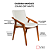 Cadeira Napoles Em Couro Legitimo Off White Mad. 40 - Imagem 13