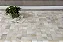 Tapete MN10X10 Off White Couro Legítimo Quadriculado - Imagem 1