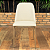 Cadeira Lucille em Courissimo Areia com Base em Metal Champanhe - Imagem 5