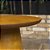 Mesa Lateral Redonda Base Cone Alta Lamina cor Mel - Imagem 5