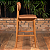 Banqueta Odara em Courissimo Caramelo com Encosto Laminado - Imagem 6