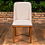 Cadeira Kalina em Tecido Soft Palha com Base em Madeira Natural - Imagem 5
