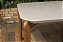 Mesa de Jantar Donatella 2,20x1,0m Tampo de Vidro Off White Base Natural - Imagem 5