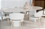 Mesa de Jantar Orgânica Cloe com Tampo em Laca Off White 200 x 110 cm - Imagem 3