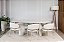 Mesa Cloe Orgânica Laca Off-White 240x110 - Imagem 2