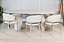 Mesa de Jantar Orgânica Cloe com Tampo em Laca Off White 220 x 110 cm - Imagem 2