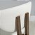 Cadeira Veneza em Courissimo Branco Mad. - Imagem 7