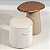 Mesa Lateral Calais em Courissimo Mad. Nozes - Imagem 6