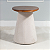 Mesa Lateral Calais em Bouclé Off White Mad. Nozes - Imagem 2