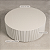 Mesa de Centro Cloe Redonda em Laca Off White 90 x 90 cm - Imagem 4