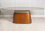 Mesa de Jantar Oval Vale em Laca Champanhe com Base Pinhão 2,40m x 1,10m - Imagem 5