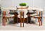 Mesa de Jantar Oval Vale em Laca Off White com Base Pinhão 2,40m x 1,10m - Imagem 2