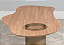 Mesa de Centro Lina Orgânica em MDF e Estrutura em Metal Champanhe - Imagem 5
