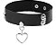 Coleira Bondage com Pingente de Coração - Imagem 1