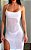 Vestido Sexy Longo Fenda Branco - Imagem 2