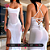Vestido Sexy Longo Branco - Imagem 1
