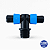 Conector Tê Anel Azul 16mm x 1/2" para Tubo Flexnet - 100 unid. - Imagem 1
