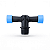 Conector Tê Anel Azul 16mm x 1/2" para Tubo Flexnet - 50 unid. - Imagem 3