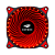 FAN LED 120MM RED F7L130RD C3TECH - Imagem 1