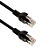 CABO REDE PATCH CORD CAT5E 2,5M PRETO PLUSCABLE - Imagem 2
