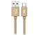 CABO TIPO C NYLON REFORCADO 1M GOLD TC10BG ELG - Imagem 1