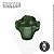 Máscara Airsoft meia face telada Verde - Hunter Airsoft - Imagem 2