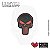 Patch Punisher Justiceiro preto e vermelho emborrachado 3D - Ponto Militar - Imagem 1