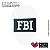 Patch FBI negativo bordado - Ponto Militar - Imagem 1