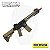Rifle Airsoft AEG AR15 Neptune 10" Short Tan - Rossi - Imagem 3