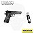 Pistola pressão Airgun CO² 1911 Comando W125B 4,5mm - Rossi - Imagem 3