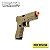 Pistola Airsoft Glock V17 Tan GBB - Rossi - Imagem 1
