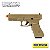 Pistola Airsoft Glock V17 Tan GBB - Rossi - Imagem 6