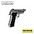 Pistola Airsoft Beretta M92 Silver Blowback GBB - Rossi - Imagem 3