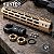 Handguard 9" Picatinny M-lok Tan Airsoft + Barrel Nut - Hunter Airsoft - Imagem 5