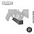 Magwell Hexa longo M4 Neptune Rossi Airsoft Preto - Hunter 3D - Imagem 3