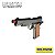 Pistola Airsoft 1911 Silver Wood 6mm GBB - Rossi - Imagem 5
