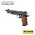 Pistola Airsoft 1911 Silver Wood 6mm GBB - Rossi - Imagem 7
