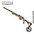 Coronha/Chassis Python Sniper Airsoft M24 Storm Tan - Hunter 3D - Imagem 3