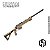 Coronha/Chassis Python Sniper Airsoft M24 Storm Tan - Hunter 3D - Imagem 4