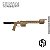 Coronha/Chassis Python Sniper Airsoft M24 Storm Tan - Hunter 3D - Imagem 6