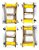 Jumelo Alto Willys Rural, F-75 - Kit Com 2 Pares - Imagem 1