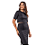 Conjunto Feminino Saia Midi e Cropped Canelado Virginia Manga Curta Fenda - Imagem 9