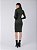 Vestido Midi Canelado Manga Longa Tubinho Outono Inverno Brinco - Imagem 4
